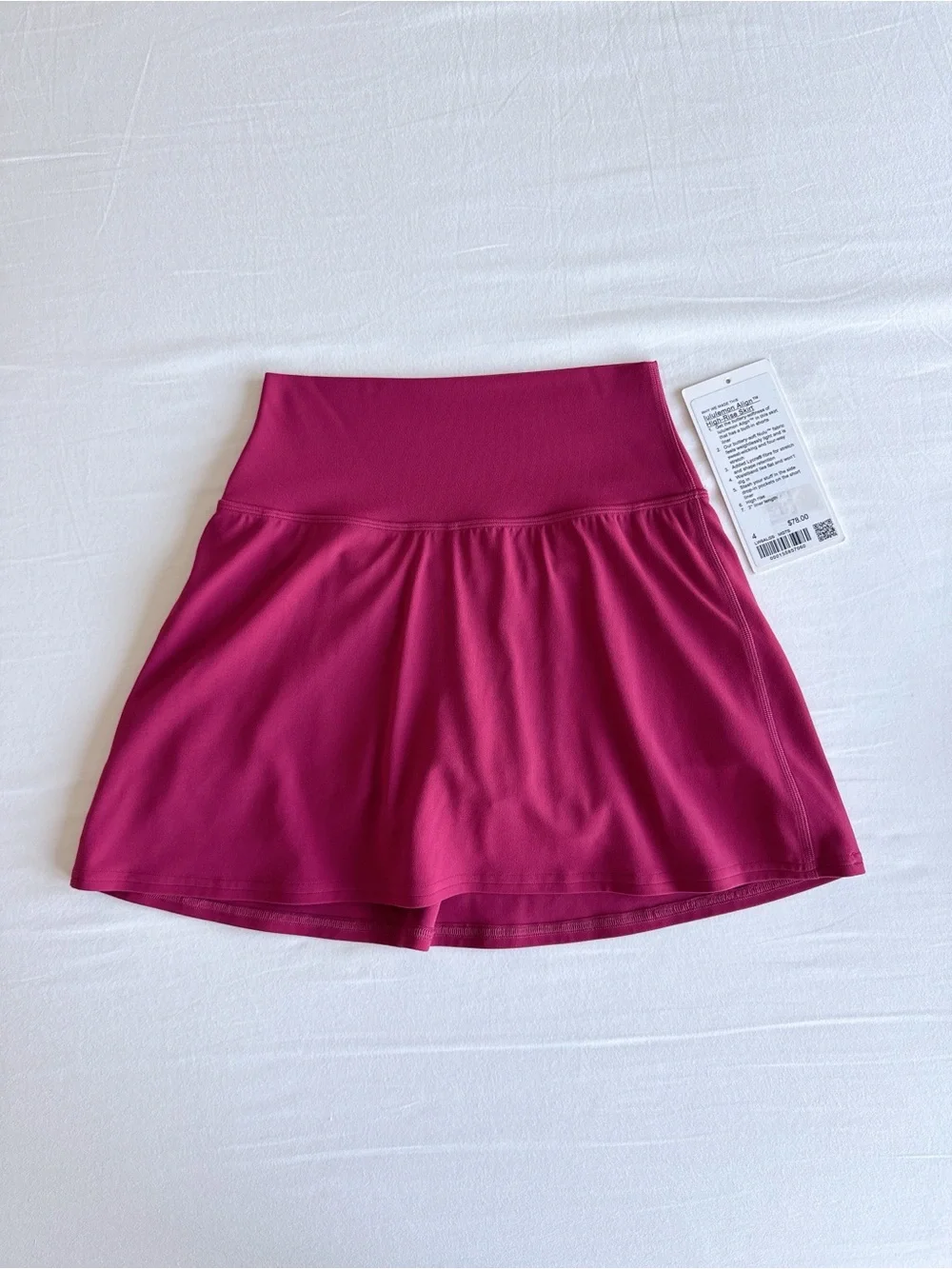 lululemon Align™ High-Rise Skirt Magenta Smoke Size 4 NWOT - Picture 2 of 14
